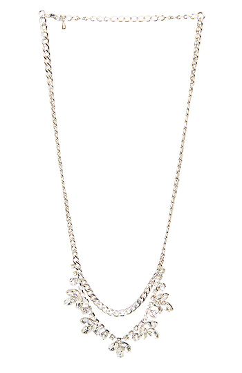 DAILYLOOK Crystal Vine Chain Necklace Slide 1