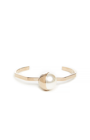 J.O.A. Half Moon Cuff Bracelet Slide 1