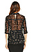 Lucy Paris Sheer Dotted Button Up Blouse Thumb 3