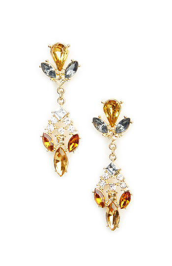 DAILYLOOK Elizabeth Topaz Earrings Slide 1