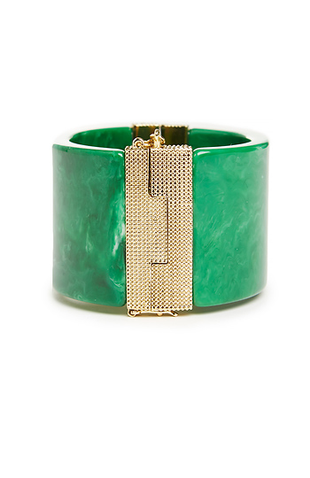 House of Harlow 1960 Classic Resin Cuff Bracelet Slide 1