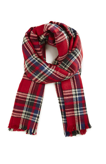 Baldwin Oversized Plaid Scarf Slide 1