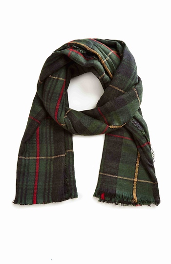 Baldwin Oversized Plaid Scarf Slide 1