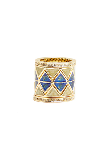 House of Harlow Reflector Stack Ring Slide 1
