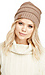 Maxine Cross Knitted Beanie Thumb 1