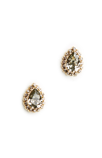 Prudence C Diamond Crystal Earrings Slide 1