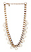 J.O.A. Multi Pearl Chain Link Necklace Thumb 1