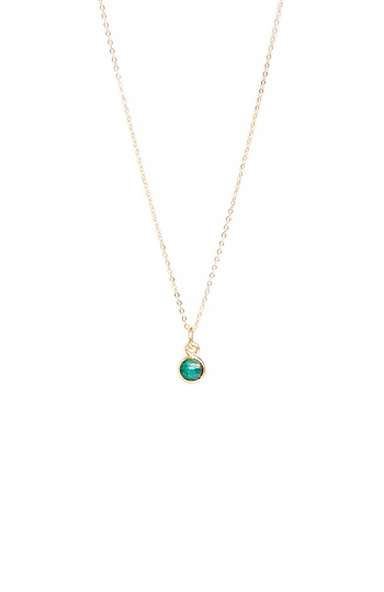 Sage & Stone Delicate Mini Gemstone Necklace Slide 1