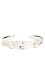 J.O.A Crystal Gem & Pearl Cuff Bracelet Thumb 1