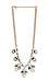 J.O.A Multi Gem Statement Necklace Thumb 1