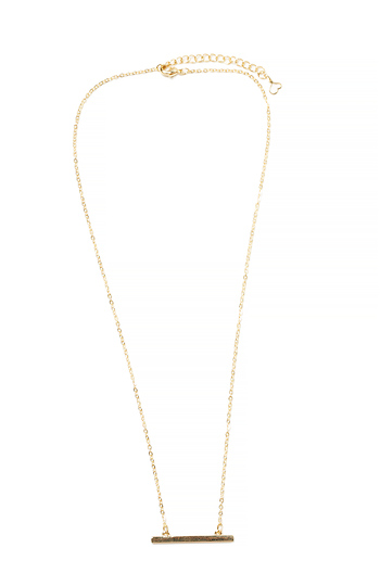 DAILYLOOK Jordan Belfort Bar Necklace Slide 1