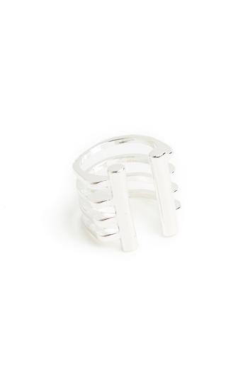 Caged Double Bar Ring Slide 1