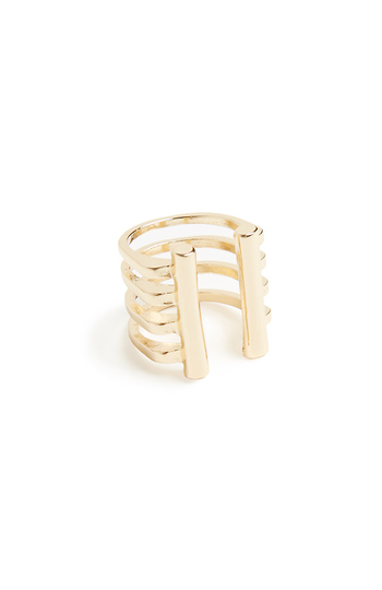 Caged Double Bar Ring Slide 1