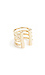 Caged Double Bar Ring Thumb 1