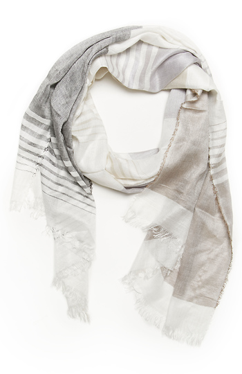 Huddleston Striped Scarf Slide 1