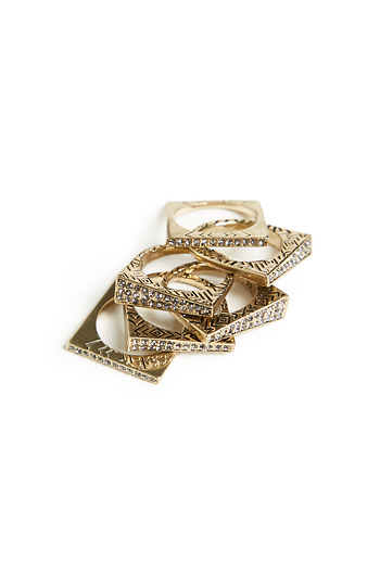 House of Harlow 1960 Kinetic Stack Rings Slide 1