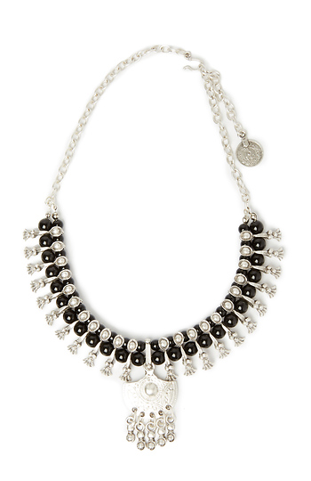 Chanour Structured Flat Beading Necklace Slide 1