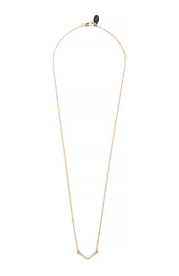 Phyllis + Rosie Mini V Bar Necklace Slide 1