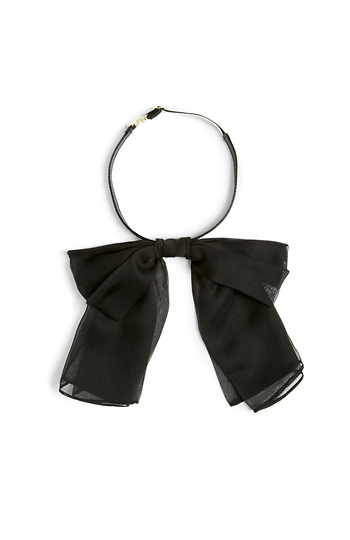Project 6 Amira Silk Bow Necklace Slide 1