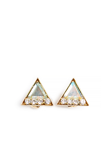 Sandy Hyun Crystal Earrings Slide 1