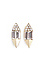 Carolyn Colby 14k Swarovski Crystal Ear Stud Earrings Thumb 1