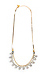 Serefina Rhinestone Hemp And Chain Necklace Thumb 1