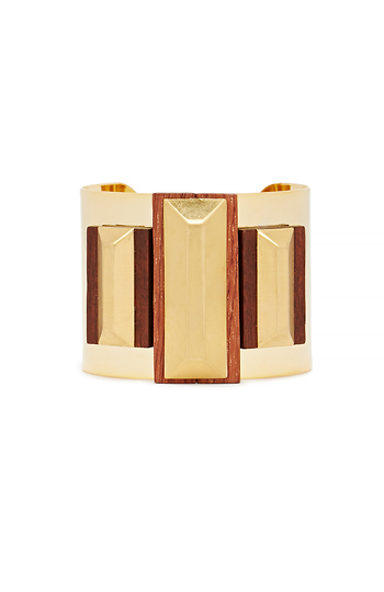 Sandy Hyun 22k Brass Cuff Slide 1