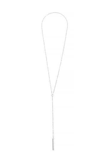 Sage & Stone Crystal Bar Lariat Necklace Slide 1
