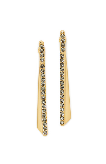 Giles & Brother Ray Bar Pave Drop Earrings Slide 1