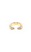 Giles & Brother Double Spike Pave Ring Thumb 1