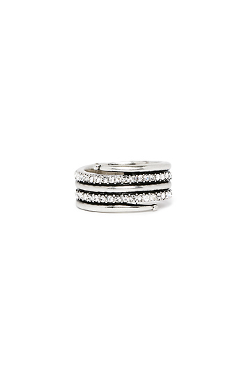 Luv AJ The Pave Coil Ring Slide 1