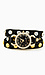 Crystal Stud Leather Wrap Watch Bracelet Thumb 1