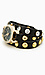 Crystal Stud Leather Wrap Watch Bracelet Thumb 2