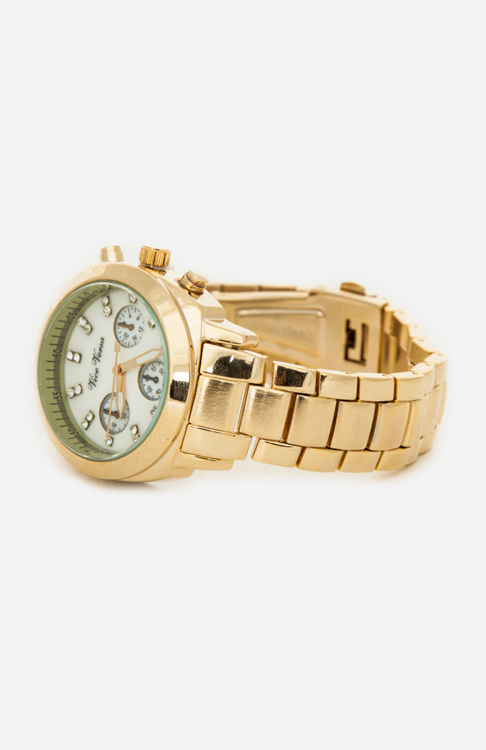 Classy Chain Link Watch in Gold DAILYLOOK