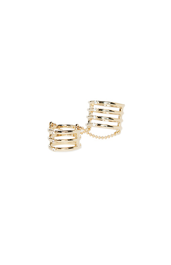 DAILYLOOK Behind Bars Duo Ring Slide 1