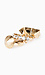 Studded Stone Tri-Ring Thumb 2
