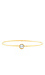 DAILYLOOK Solitaire Crystal Bangle Bracelet Thumb 1