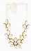 Lacy Floral Bib Necklace Thumb 1