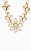 Lacy Floral Bib Necklace Thumb 2