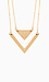 DAILYLOOK Love Triangles Necklace Thumb 2