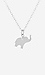 Sterling Silver Elephant Necklace Thumb 1