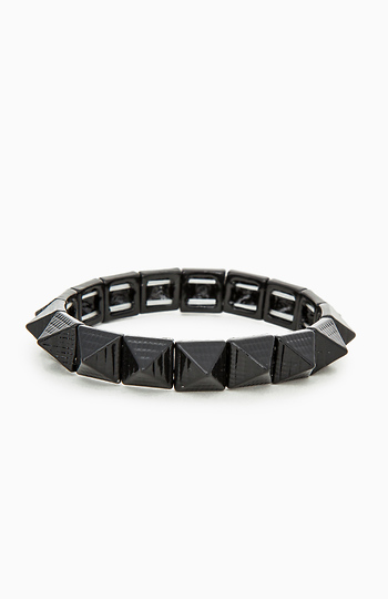 Textured Pyramid Bracelet Slide 1