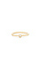 Solitaire Textured Midi Ring Thumb 1