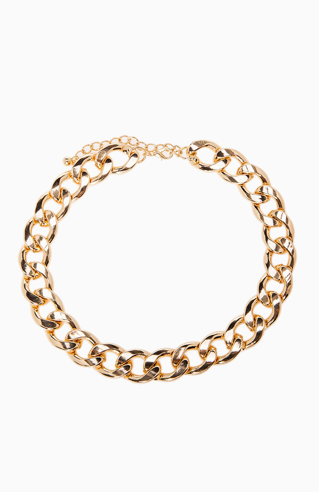 DAILYLOOK Polished Chain Link Necklace in Gold DAILYLOOK
