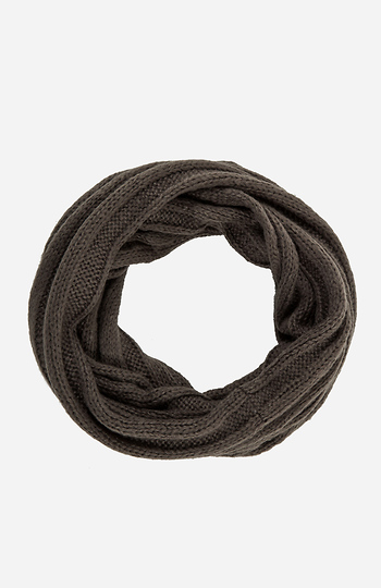 Knitted Rows Infinity Scarf Slide 1