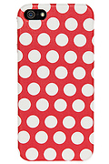 Leather Polka Dot iPhone 5/5S Case