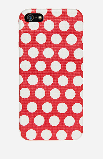 Leather Polka Dot iPhone 5/5S Case Slide 1