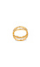 DAILYLOOK Rings Crossed Ring Set Thumb 4
