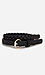 Braided Back Leatherette Belt Thumb 3