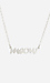 Sterling Silver Meow Necklace Thumb 1
